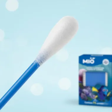 Hastes Flexíveis Com Pontas De Algodão Mió Dory Com 75 Unidades