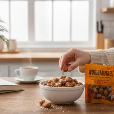 Castanha de Caju Norte Minas Caramelizada com Coco 50g