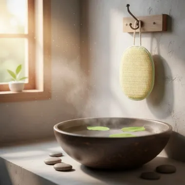 Esponja Org&acirc;nica para Banho Sisal Oval