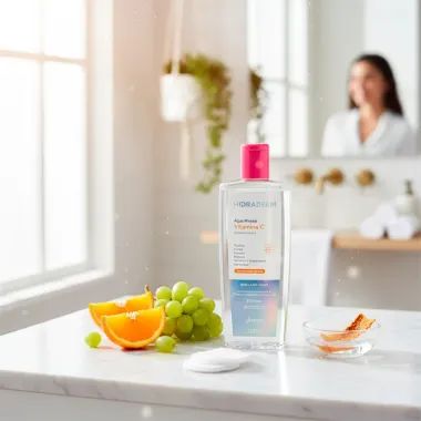 Água Micelar Hidraderm Vitamina C para Todos os Tipos de Pele 200ml
