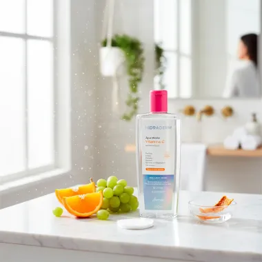 Água Micelar Hidraderm Vitamina C para Todos os Tipos de Pele 200ml