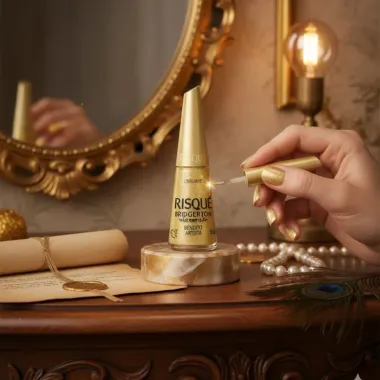 Esmalte Risqu&eacute; Bridgerton Bendito Artista Cintilante 8ml