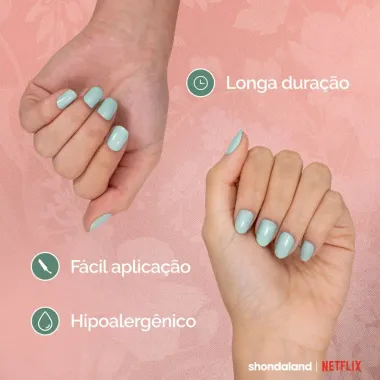 Esmalte Risqu&eacute; Bridgerton Cortejo no Jardim Cremoso 8ml