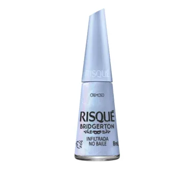 Esmalte Risqu&eacute; Bridgerton Infiltrada no Baile Cremoso 8ml