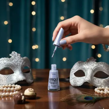 Esmalte Risqu&eacute; Bridgerton Infiltrada no Baile Cremoso 8ml