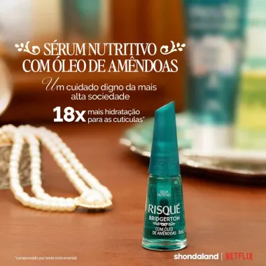 S&eacute;rum Nutritivo Risqu&eacute; Bridgerton com &Oacute;leo de Am&ecirc;ndoas 8ml