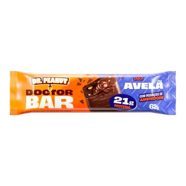 Doctor Bar Dr Penaut Sabor Avel&atilde; com Peda&ccedil;os de Amendoim com 21g de Prote&iacute;na 62g