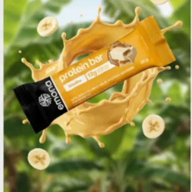 Barra de Prote&iacute;na Protein Bar Emana 12g de Proteinas Sabor Banoffee 40g