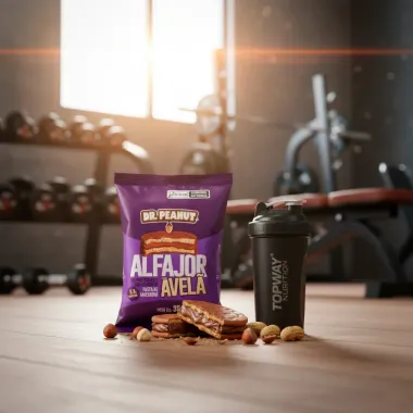 Alfajor Dr Peanut Sabor Avel&atilde; com Recheio Pasta de Amendoim 35g