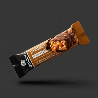 Protein Bar Emana 12G De Proteinas Sabor Cacau Crispy 40g