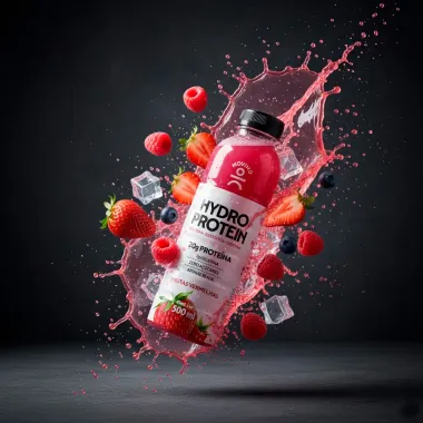 Bebida Hydro Protein 20g de Proteína Frutas Vermelhas 500ml