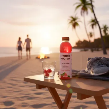 Hydro Protein Moving Sabor Frutas Vermelhas com 20g de Prote&iacute;na e BCAA Zero A&ccedil;&uacute;car 500ml