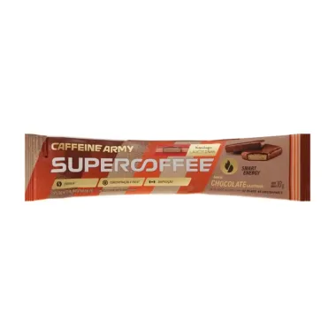Super Coffee Caffeine Army Sabor Chocolate Laotinha Sachê 10g