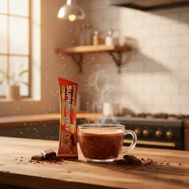 Super Coffee Caffeine Army Sabor Chocolate Laotinha Sachê 10g