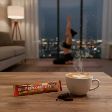 Super Coffee Caffeine Army Sabor Chocolate Laotinha Sachê 10g