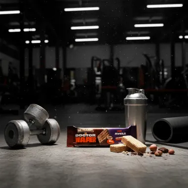 Doctor Wafer Dr. Peanut Sabor Avel&atilde; com Cobertura de Chocolate 6g de Prote&iacute;na 25g