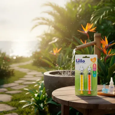 Seringa para Lavagem Nasal Lillo com Ponteira 4+ Meses Colorida 2 Unidades