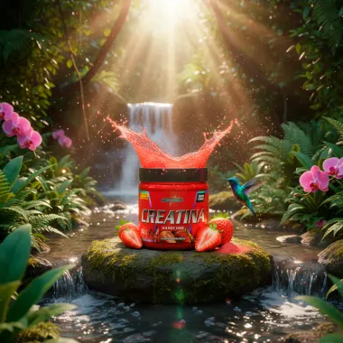 Creatina Integralmedica Hardcore Sabor Morango 350g