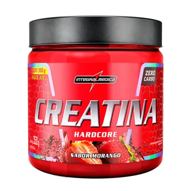 Creatina Integralmedica Hardcore Sabor Morango 350g