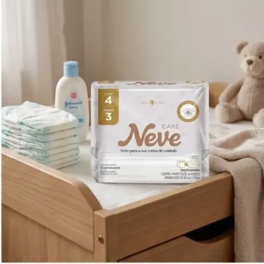 Kit Lenços Umedecidos Neve Care Leve 4 Pague 3 com 4 Pacotes de 48 Unidades