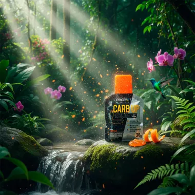 Carb Up Gel Black Probiótica com Cafeína Sabor Laranja Sachê 30g