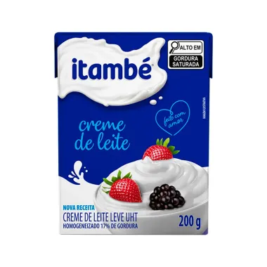 Creme de Leite Itamb&eacute; Cartonado 200g