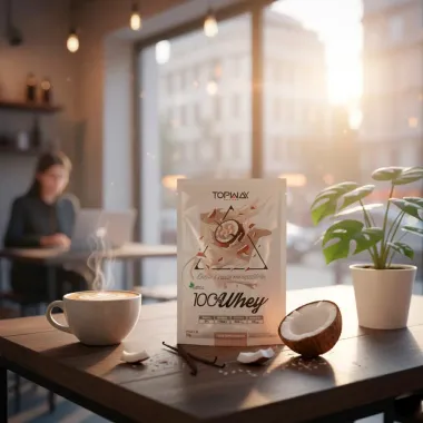 Whey Protein Topway 100% Concentrado Coco Com Baunilha Sachê 35g