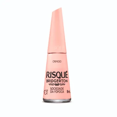 Esmalte Risqu&eacute; Cremoso Bridgerton Sociedade da Fofoca 8ml
