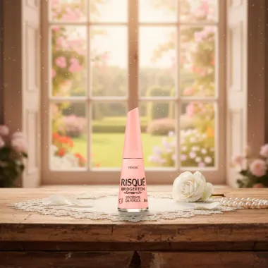 Esmalte Risqu&eacute; Cremoso Bridgerton Sociedade da Fofoca 8ml