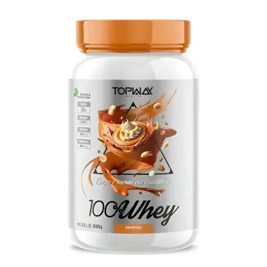 Whey Protein 100% Topway Sabor Banoffee 900g