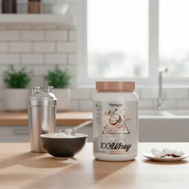 Whey Protein 100% Topway Sabor Coco com Baunilha 900g