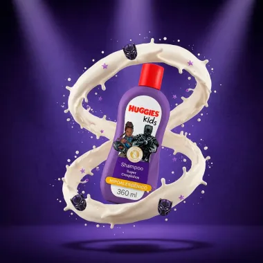 Shampoo Huggies Kids  Super Crespinhos 360ml