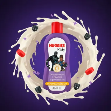 Condicionador Infantil Huggies Kids Super Crespinhos 360ml