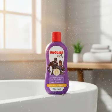 Condicionador Infantil Huggies Kids Super Crespinhos 360ml