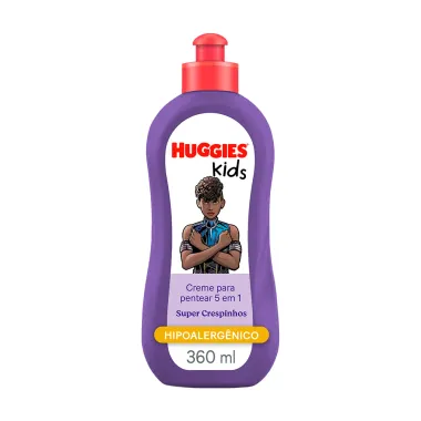 Creme para Pentear Huggies Kids 5 em 1 Super Crespinhos 360ml