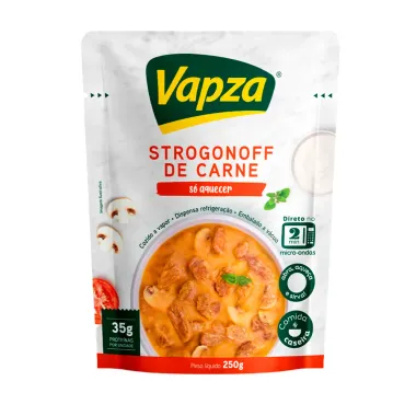 Strogonoff de Carne Vapza Só Aquecer 250g