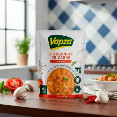 Strogonoff de Carne Vapza Só Aquecer 250g