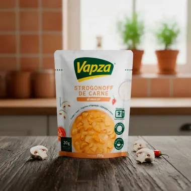 Strogonoff de Carne Vapza Só Aquecer 250g