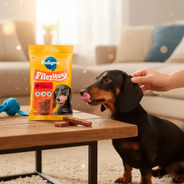 Filezitos para Cães Pedigree Sabor Carne 60g