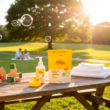 Sabonete Líquido Bebê João e Maria Glicerina Refil 180ml