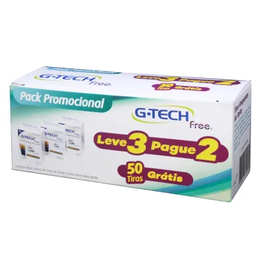 G-Tech Free Tira Teste com 150 Unidades Leve 3 Pague 2