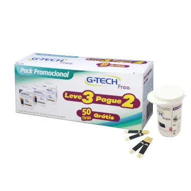 G-Tech Free Tira Teste com 150 Unidades Leve 3 Pague 2