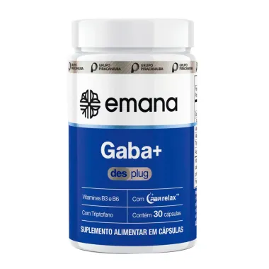 Emana Gaba+ Suplemento Alimentar com 30 Cápsulas