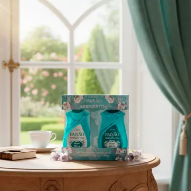 Óleo Deo Corporal Paixão Bridgerton Dama de Prata 100ml + Loção Deo Hidratante 100ml