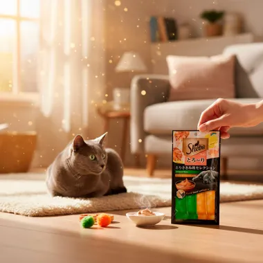 Petisco para Gato Sheba Cremoso Sabor Frango e Peixe 12g