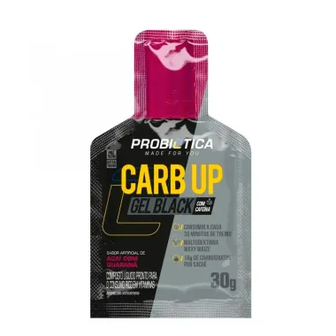 Carb Up Probiotics Gel Black Sabor de Açai com Guaraná 30g