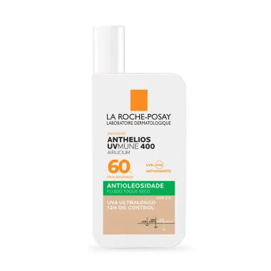 Protetor Solar Anthelios UVMune 400 Airlicium FPS 60 Antioleosidade Fluido Toque Seco Cor 2.0 40ml