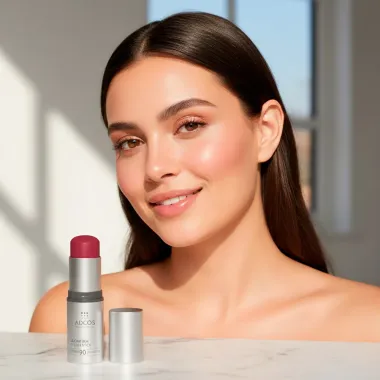 GlowFirm Blush Stick Adcos FPS90 Cor Coral Rose 6g