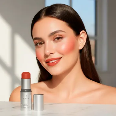 GlowFirm Blush Stick Adcos FPS90 Cor Terracota 6g