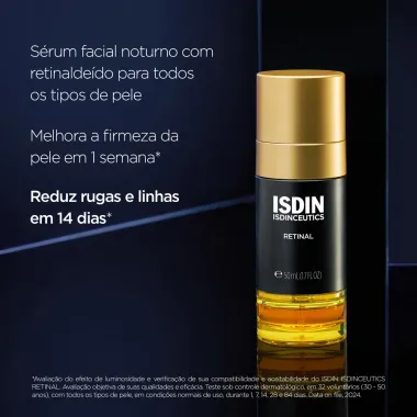 Sérum Isdin Isdinceutics Retinal Antissinais Noturno 50ml
